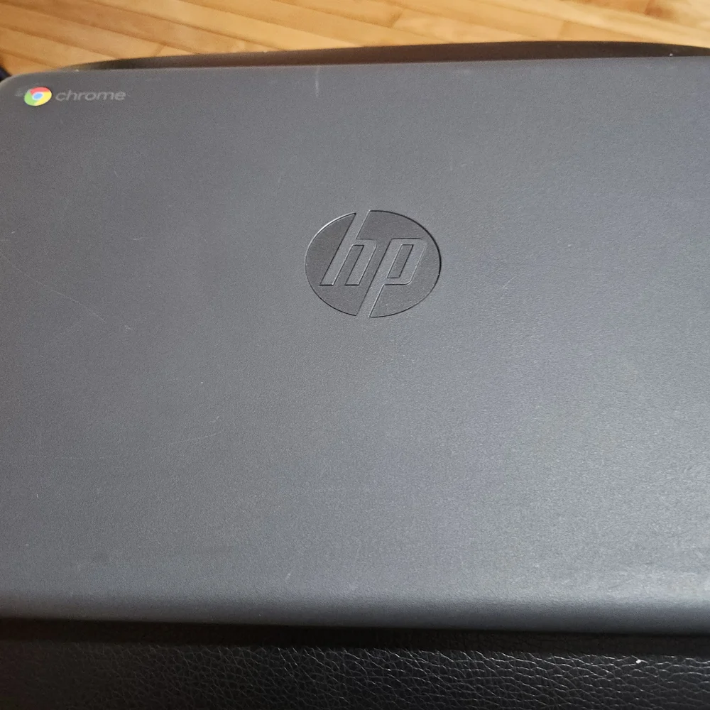HP Gray Chromebook Laptop